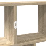 vidaXL Étagère cube murale 12 compartiments chêne sonoma