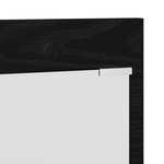 vidaXL Porte-manteau mural avec étagère Chêne noir 90 x 10 x 50 cm