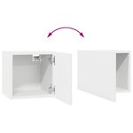 vidaXL Ensemble de meubles TV 8 Pièces Blanc Bois d'ingénierie