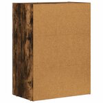 vidaXL Buffet Chêne fumé 59 x 35 x 80 5 cm Bois d'ingénierie