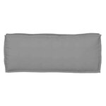 vidaXL Set de coussins de palette 2 Pièces Gris 100 x 40 x 8 cm