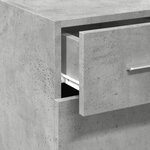 vidaXL Buffet gris béton 30x42 5x93 cm bois d'ingénierie