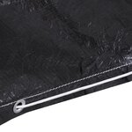 vidaXL Housses de meubles de jardin 2Pièces 6œillets barbecue 170x90x60cm