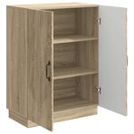 vidaXL Buffet Chêne Sonoma 66 x 34 5 x 87 cm Bois d'ingénierie