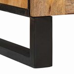 vidaXL Cabinet de chevet Naturel 50 x 33 x 60 cm Bois de mangue massif