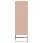vidaXL Buffet haut rose 36x39x123 cm acier