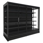 Vitrine réfrigérée murale jax avec portes sans groupe - l 2035 à 3910 mm - combisteel -  - acier inoxydable32660 mm 2035x850x2050mm