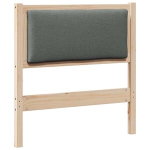 vidaXL Tête de lit Autre Marron 75 cm Bois massif en pin