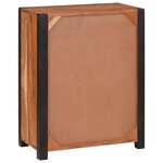 vidaXL Buffet avec tiroir Marron 55 x 30 x 75 cm Bois d'Acacia Massif