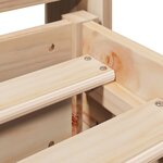 vidaXL Cadre de lit sans matelas 140x190 cm bois de pin massif