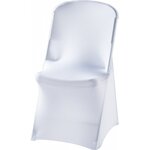 Housse blanche ou noire pour chaise - stalgast - blanc - polyester