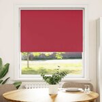 vidaXL Store enrouleur occultant rouge largeur du tissu 90 7 cm