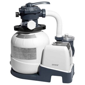 INTEX 26656GS Krystal Clear Pompe à filtre à sable WiFi 7.9 m³/h