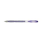 Stylo roller Signo Ecriture large Violet pailleté - Signo