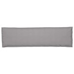 vidaXL Coussin pour banc de palette Gris 140 x 40 x 8 cm Tissu Oxford