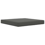 vidaXL Coussin de canapé d'extérieur Anthracite 80 x 80 x 8 cm