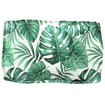 vidaXL Set de coussins de palette Floral 2 Pièces Motif Feuille Verte