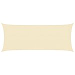 vidaXL Voile d'ombrage 160 g/m² Crème 2x4 5 m PEHD