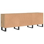 vidaXL Meuble TV Chêne artisanal 150 x 30 x 50 cm Bois d'ingénierie