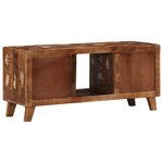 vidaXL Meuble TV 105x46x32 cm Bois massif de récupération
