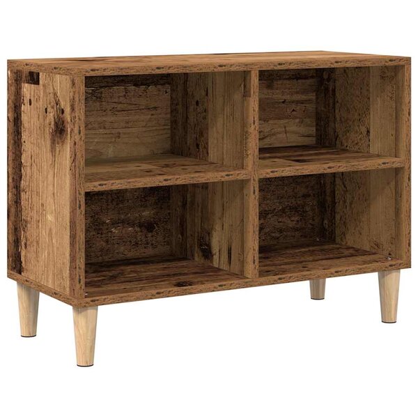 vidaXL Meuble TV Bois ancien 69 5 x 30 x 50 cm Bois d'ingénierie