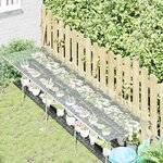 vidaXL Couverture végétale avec œillets 1x5 m PVC