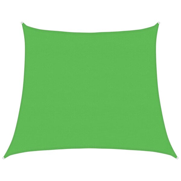 vidaXL Voile d'ombrage 160 g/m² trapèze vert clair 4/5x4 m PEHD