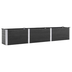 vidaXL Plate-forme surélevée de jardin 300x50x54 cm WPC Gris
