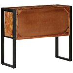 vidaXL Armoire console multicolore 90x35x75cm bois massif récupération