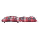 vidaXL Coussins de chaise de jardin à dossier bas lot de 2