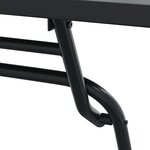 vidaXL Ensemble Bistro Pliable 3 Pièces Anthracite Acier