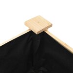 vidaXL Cache-pot de jardin avec étagère Beige 90 x 90 x 76.5 cm