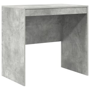 vidaXL Bureau en béton gris 80x50x76 cm en bois d'ingénierie