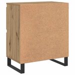 vidaXL Buffets 3 Pièces chêne artisanal 180 x 35 x 70 cm