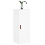 vidaXL Armoire murale blanc 34 5x34x90 cm bois d'ingénierie