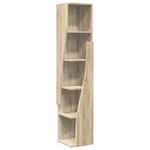 vidaXL Meuble d'angle Chêne Sonoma 27 5x27x140cm Bois d'ingénierie