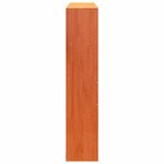 vidaXL Tête de lit avec rangement cire marron 140cm bois massif de pin