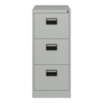 Caisson de bureau armoire meuble de rangement acier 103 x 45 x 62 cm gris 03_0009116