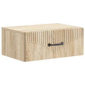 vidaXL Cabinet de chevet mural Chêne Sonoma 49 x 34 5 x 20 cm