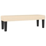 vidaXL Banc Crème 100x30x30 cm Tissu