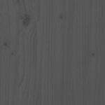 vidaXL Tête de lit murale Gris 185x3x60 cm Bois massif de pin
