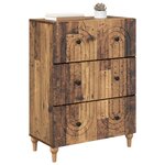 vidaXL Armoire à tiroirs Bois ancien 66 x 34 5 x 90 cm