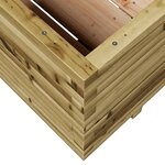 vidaXL Jardinière 110x110x49 5 cm bois de pin imprégné