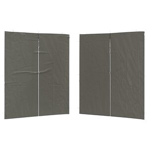 vidaXL Mur de tente de fête 2 pièces 200 x 195 cm Anthracite