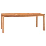 vidaXL Ensemble à manger de jardin 9 Pièces Bois de teck solide