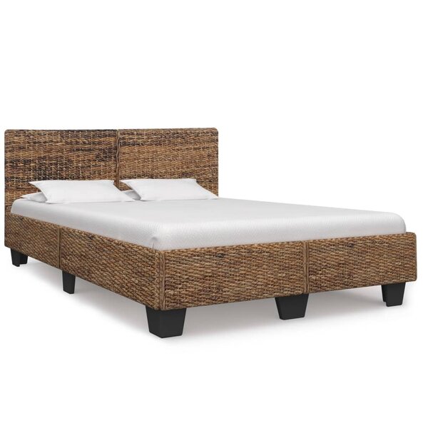 vidaXL Cadre de lit Rotin naturel 140 x 200 cm