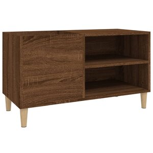 vidaXL Armoire à disques chêne marron 84 5x38x48 cm bois d'ingénierie