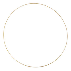 Anneau en métal revêtu 60cm or