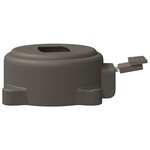 vidaXL Pédale Pivotante à 360 Degrés Argent 21 5 x 14 x 6 cm Acier