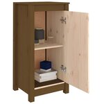 vidaXL Buffets 2 Pièces Marron miel 39x35x80 cm Bois massif de pin